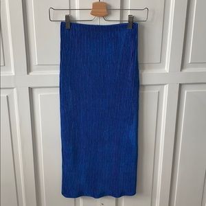 NBD royal blue bodycon pencil skirt
